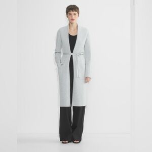 Babaton THE GROUP Light Gray Open tie long Cardigan size S